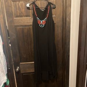 Black Dress with Sequin Details